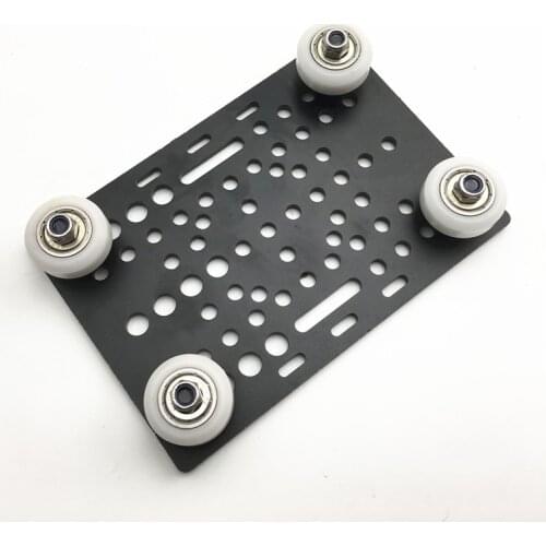 Funssor Assembled Black Color V-Slot Gantry Set For DIY Openbuilds CNC milling