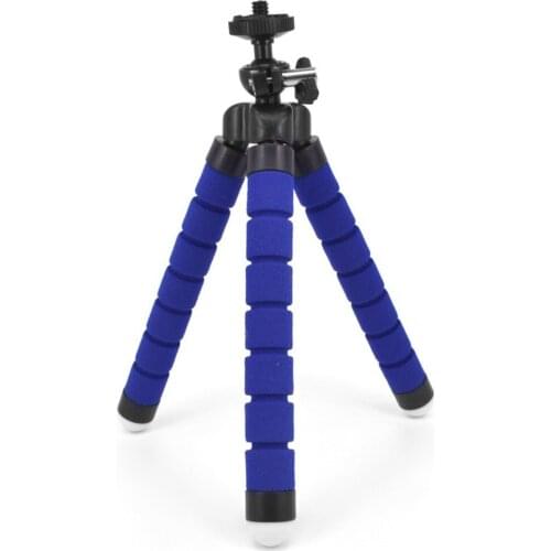 Flexible Sponge Octopus Mini Tripod With Wireless Remote Shutter For iPhone mini Camera Tripod Phone Holder clip stand