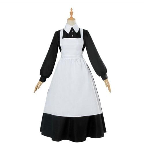 Yakusoku no Neverland Cosplay Costume The Promised Neverland Isabella Cosplay Women Maid Dress Anime Costume