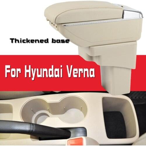 Leather Car Armrest for Hyundai Verna