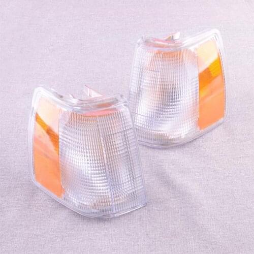 1 Pair 13696091 Front Parking Corner Marker Light Cover Turn Signal Driving Lamp Cap 13696109 Fit for Volvo 940 960 740 1992