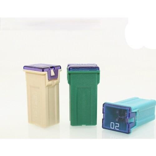 1pc Square Fuse PEC JT 20A 25A 30A 40A 50A 60A LPJ Automotive Car Fuses For Nissan Honda Toyota Mazda Air Conditioning Fan