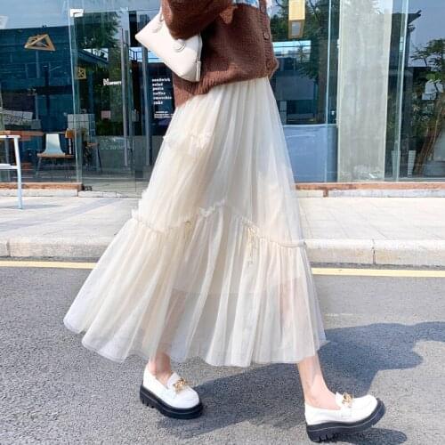 LY VAREY LIN Womens Autumn Skirts