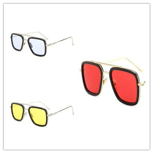 Hot New Mens fashion iron hero man Sunglasses Cosplay Prop Accessories EyeWear Glasses