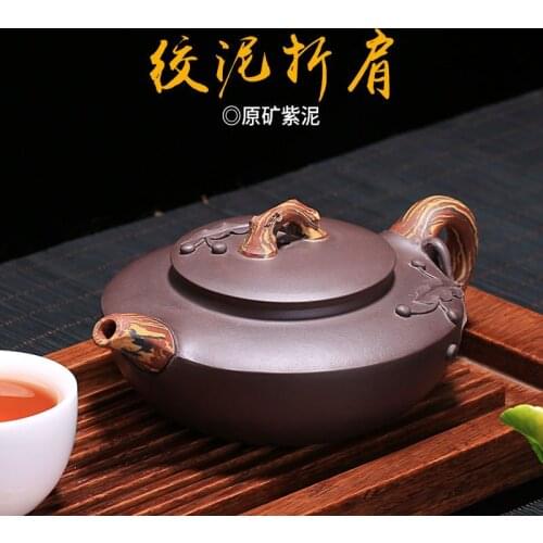 Ground mud manual coloured drawing or pattern the teapot wholesale agent discount shoulder tea home a drop shipping