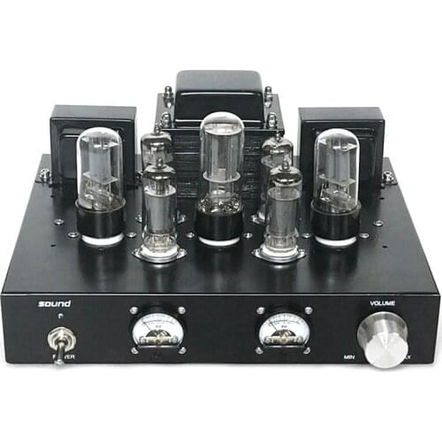 6h8c+6p1 class A single-ended parallel tube amplifier, output power 6.8w*2, suitable for 20-80w sensitivity above 89db speakers