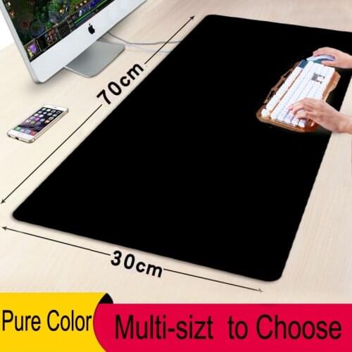 Pure Color Mouse Pad Gaming Computer Mat Office Desk Pad Durable Large Soft Mouse Mat Rubber Keyboard Mausepad for Laptop PC