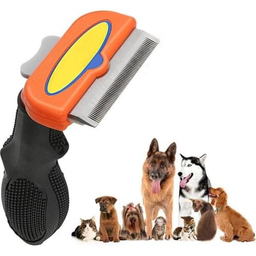 Pet Hair shedding Comb Pet Dog Cat Brush Grooming Tool Hair Removal Comb for Dogs Cats Pet Supplies