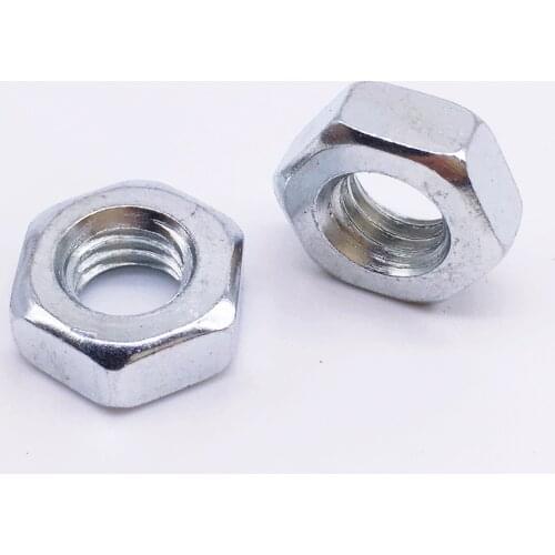 Wkooa M5 hex nuts galvanized carbon steel nut 1000 pieces
