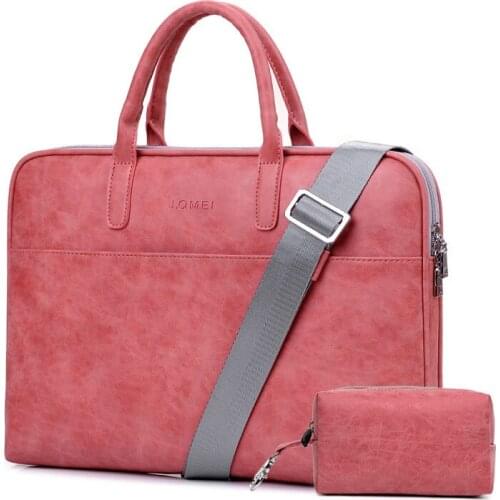 17 15.6 14 13 " Waterproof PU Laptop Bag for MacBook Pro Air Messenger Shoulder Sleeve for Men Women Notebook Sleeve Carry Case