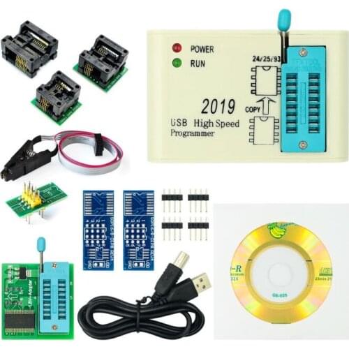 Factory Price! Newest Version EZP 2019 High-speed USB SPI Programmer Support24 25 93 EEPROM 25 Flash BIOS Chip+5 Socket