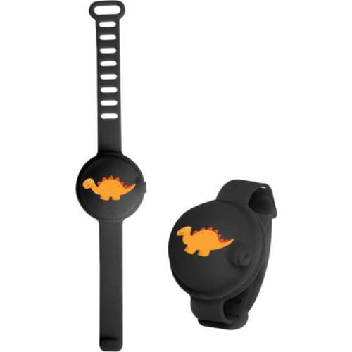 1pcs Cartoon Dinosaur Print Portable Bracelet Wristband Hand Dispenser For Children Adult 20ml Hand Sanitizer Dispensing FN50