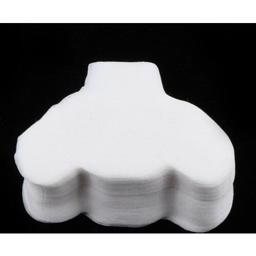 100Pcs Disposable Nose-Shaped Cotton Pads DIY Nose Paper Sheet