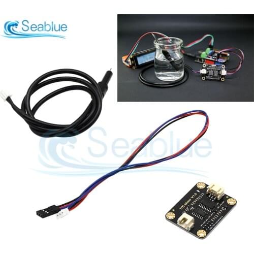 Analog TDS Sensor TDS Meter Water Conductivity Sensor Tester Liquid Detection Water Quality Monitoring DIY With CableFor Arduino