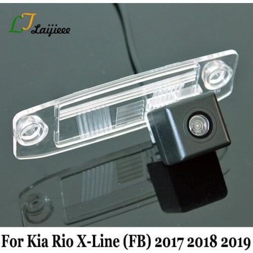 Car Parking Camera For Kia Rio X-Line FB 2017 2018 2019 / With Power Relay HD Wide Lens Angle Night Vision Auto Rearview Camera