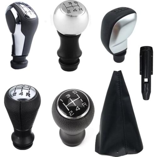 Gear Shift Knob Boot Case For CITROEN C1 C3 C4 / For PEUGEOT 106 107 205 206 207 306 307 308 309 405 406 407 508 605 607 806 807