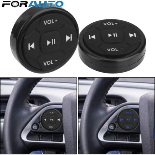 For Android IOS 5 Keys Car Kit Styling Universal Media Volume Button Wireless Bluetooth Remote Control Button Car Steering Wheel