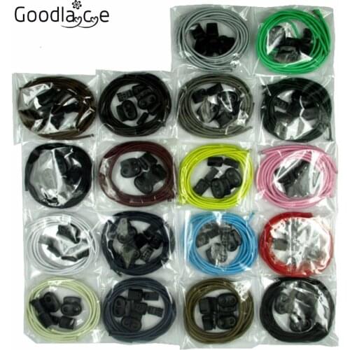 No Tie / Tie Free Elastic Shoelaces Locking Shoe Laces Strings for Running/Jogging/Triathlon/Sports Fitness