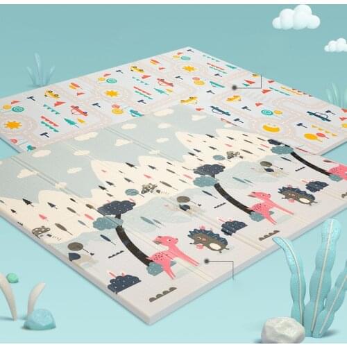 Mat For Children Foldable Carpets Waterproof XPE Foam Soft Floor Playmat Child Crawling Pad Game Activity Rug Educational Toys