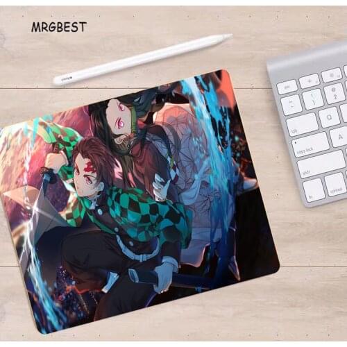 MRGBEST Anime Mouse Pad Big Promotion Devils Blade Printed Nature Rubber Mouse-pad Mice Pads Decorate Desk Play Mat 22x18cm
