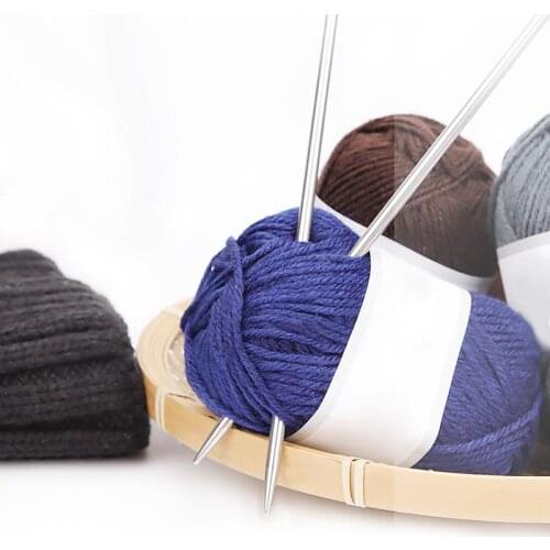 80cm 2.0-10 mm Stainless Steel Circular Knitting Needles Crochet Needles For Knitting DIY Weaving Pins Needle Craft Tools