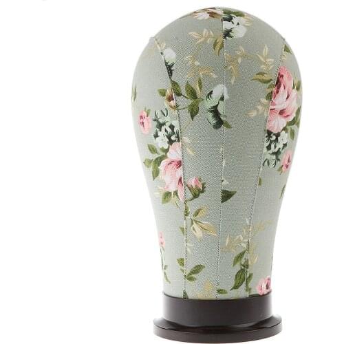 Mannequins Manikin Cork Canvas Block Head Wigs Making Display Holder