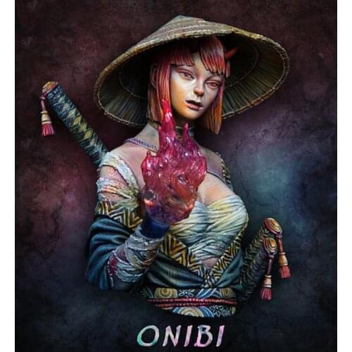 1/10 Scale Unpainted Resin bust Onibi collection bust
