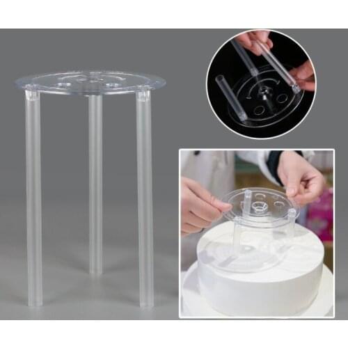 4/6/8 inch Multi-layer Cake Support Frame Practical Cake Stands Round Dessert Support Spacer Piling Bracket DIY Cake Tool