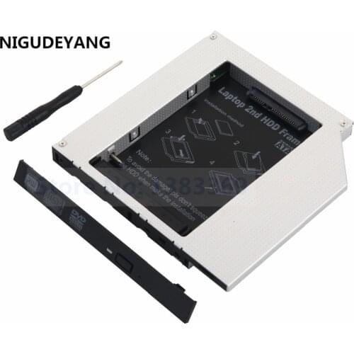 NIGUDEYANG 2nd HDD Hard drive SSD Caddy Adapter for HP Pavilion DV5000 DV9400 DV9500 DV9600
