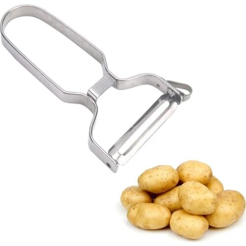 Vegetable Fruit Potato Peeler Cutter Household Stainless steel Gadget Peeling Portable Home Kitchen Tools Accessories 13*7.5cm