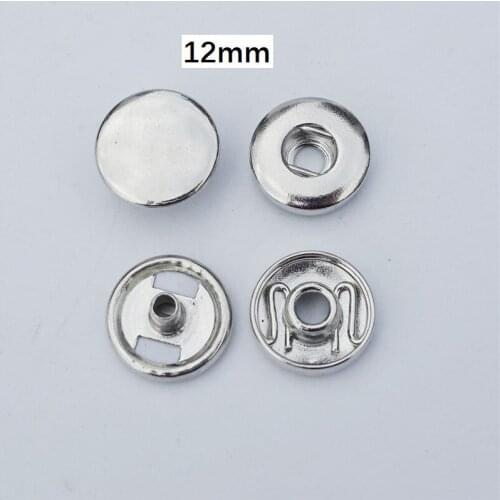 20 Sets/lot Brass 12mm Snap Buttons Base Jewelry Making Fit Diy Copper Snap Button Socket Bracelets Findings