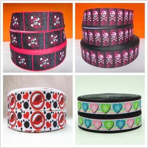 Q&N /OEM 7/8inch 22mm 72074 2yds/lot dinosaur cartoon printed grosgrain ribbon webbing for headband free shipping
