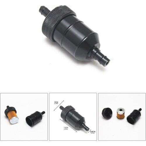 Colorful Universal 8mm Petrol Gas Fuel Filter Cleaner For Motorcycle Pit Dirt Bike ATV Motorbike Accessories