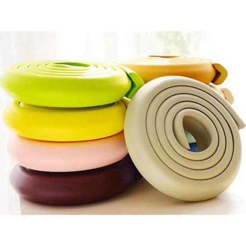 2M Safety Table Desk Edge Guard Strip Home Cushion Guard Strip Safe Protection Children Bar Soft Thicken Desk Corner Protector