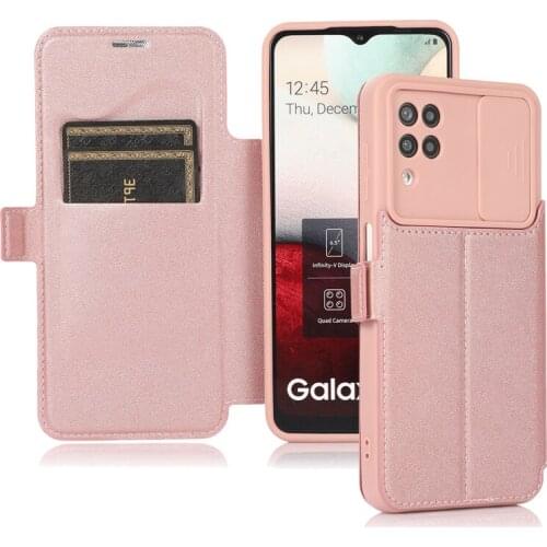 Lens Protect Flip Leather Case For Samsung S21 Ultra Note 20 S20 Plus A72 A52 A32 A12 A71 A51 A21S A11 Cards Wallet Phone Case