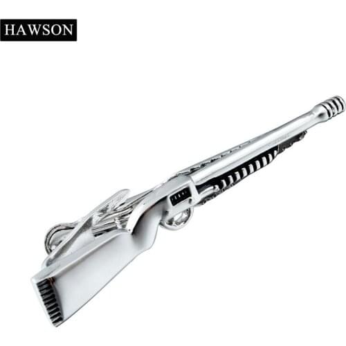 Special Gun Pattern Tie Bar Cool New Design Tie Clip For Policeman