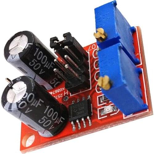 1PCS NE555 pulse frequency, duty cycle adjustable module,square/rectangular wave signal generator,stepping motor driver