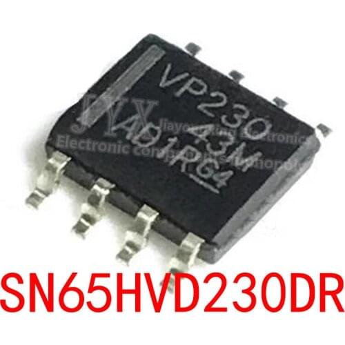 10PCS SN65HVD230DR SOP-8 SN65HVD230 SOP8 VP230 SOP new original