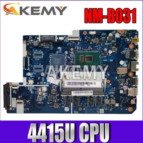 Free Shipping 5B20N89436 For Lenovo 110-17IKB 110 17IKB laptop motherboard SR348 4415u DDR4 4GB RAM DG710 NM-B031 Rev1.0
