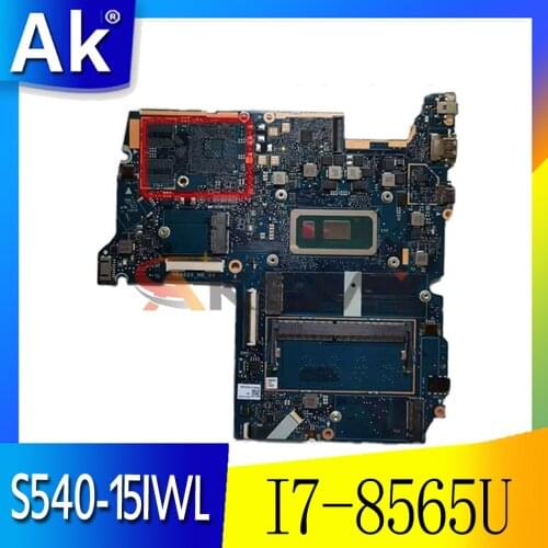 For Lenovo Ideapad S540-15IWL Laptop Motherboard 81NE CPU:I7-8565U UAM RAM:4G FRU:5B20S42214 Test ok