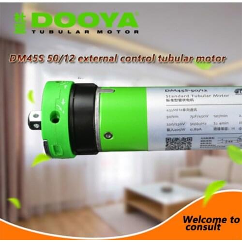 DooyaHigh Quality Original Tubular Motor DM45R/DM45S Motor for all kinds rolling blinds 220v 50HZ 433MHZ