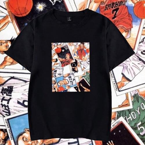 Harajuku Anime Slam Dunk T Shirt Men Funny T-shirt Cute Anime Top Tee Male