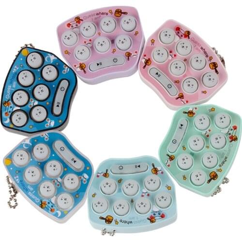 Funny Hit Gophers Memory Training Game Console Children Puzzle Game Montessori Early Educational Toys Kids Game Adult Unzip Gift