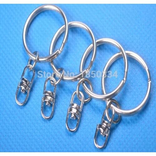 HOT Fast shipping Wholesale 50PCS Vintage Silvers key ring & connectors Charms Keychain Fashion For Car Key Ring Accessories D15