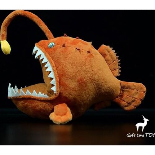 Minnow doll simulation lantern fish doll deep sea minnow marine animal plush toy