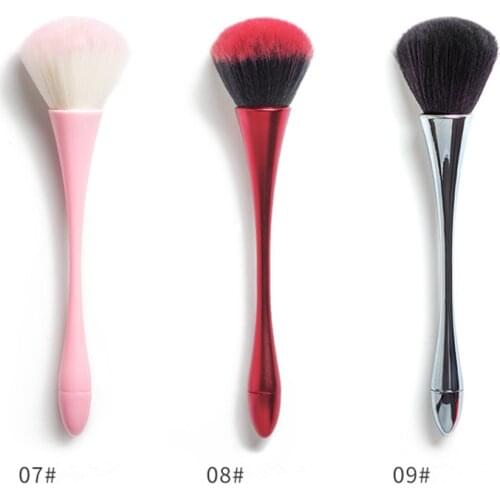 Soft Powder Cleaning Glitter UV Gel Nail Art Makeup Blush Concealer Brush Nail Art Dust Cleaner Remover Manicure Tools Big Sizes