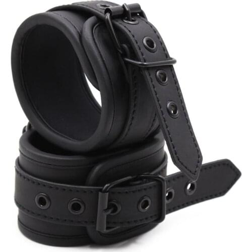 Adjusable Leather Bondage Hand Ankle Cuffs Slave BDSM Fetish Restraints Handcuffs For Sex Adult Games Erotic Couples Sex Toys