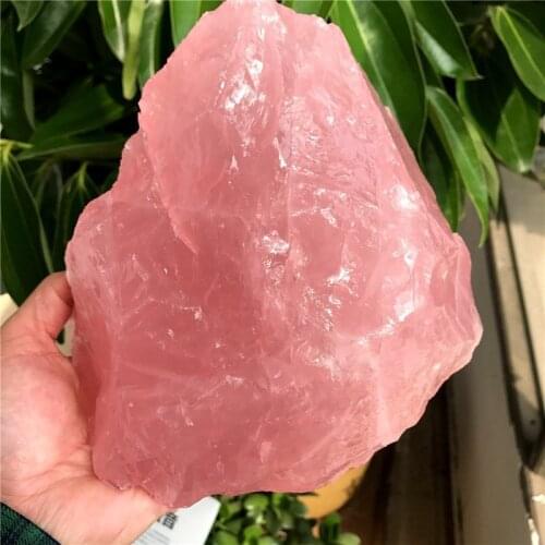 NEW!!Natural Powder Rose Quartz Raw Gem Energy Stone Collection