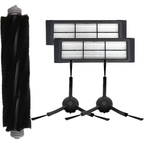 Main Brush Black Filters Side Brushes Replacement for Xiaomi Vacuum 1 2nd Generation S50 S51 S55 S5 S6 Sweeping Robot Accessory