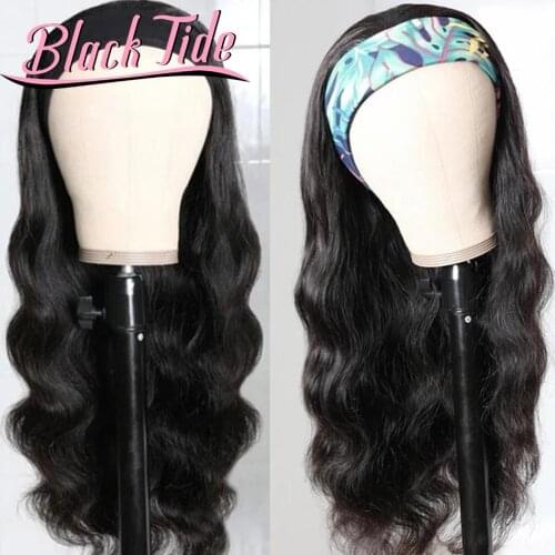 Headband Wig Human Hair Body Wave Headband Wigs Brazilian Head Band Wig 150% Remy Head Band Wigs Human Hair Headbands For Women